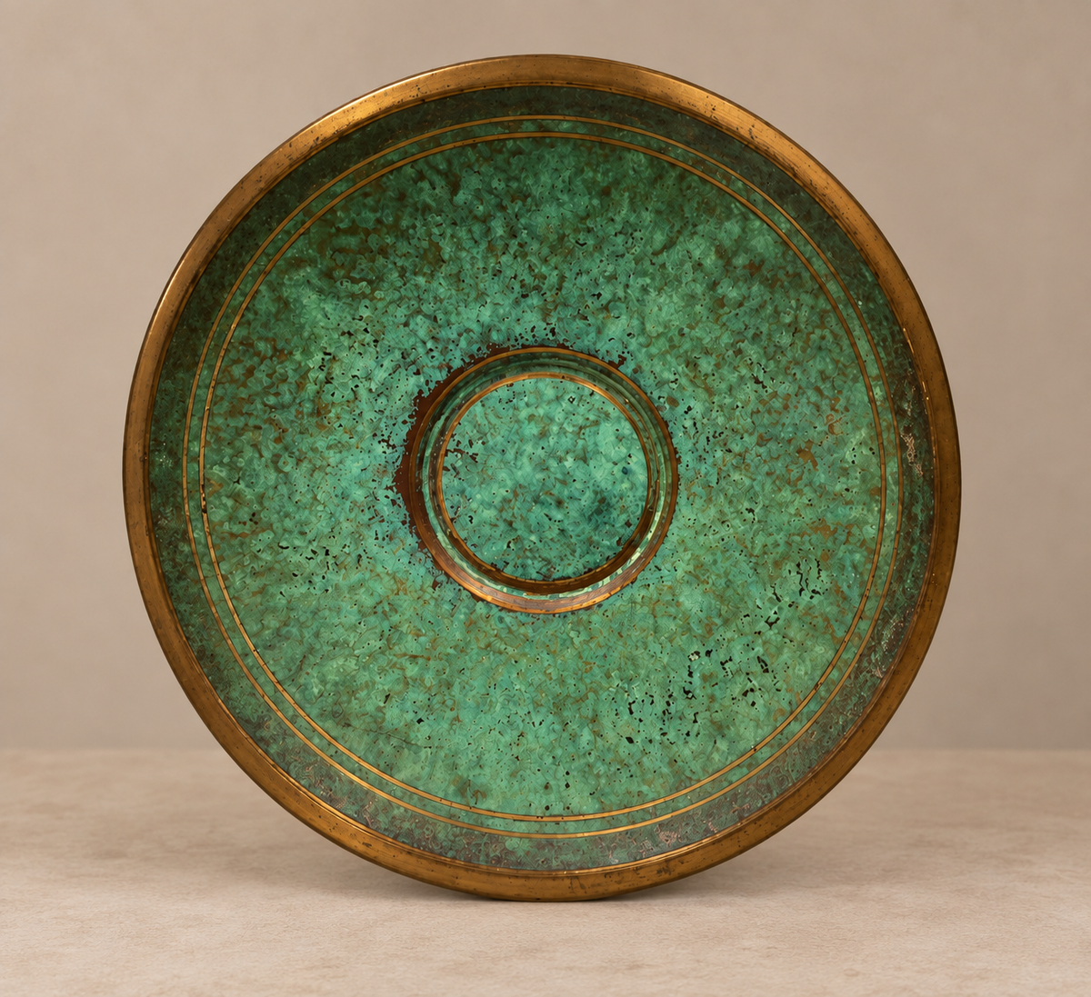 Carl Sorensen Patinated Bronze Bowl, c. 1930