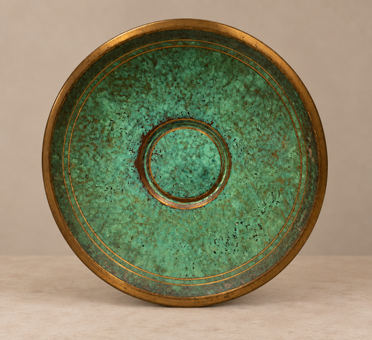 Carl Sorensen Patinated Bronze Bowl, c. 1930
