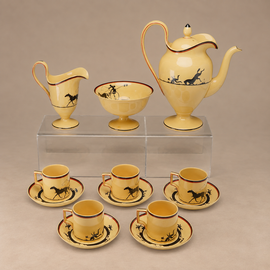Wedgwood Gilded Coffee Service
England, c. 1880–1900