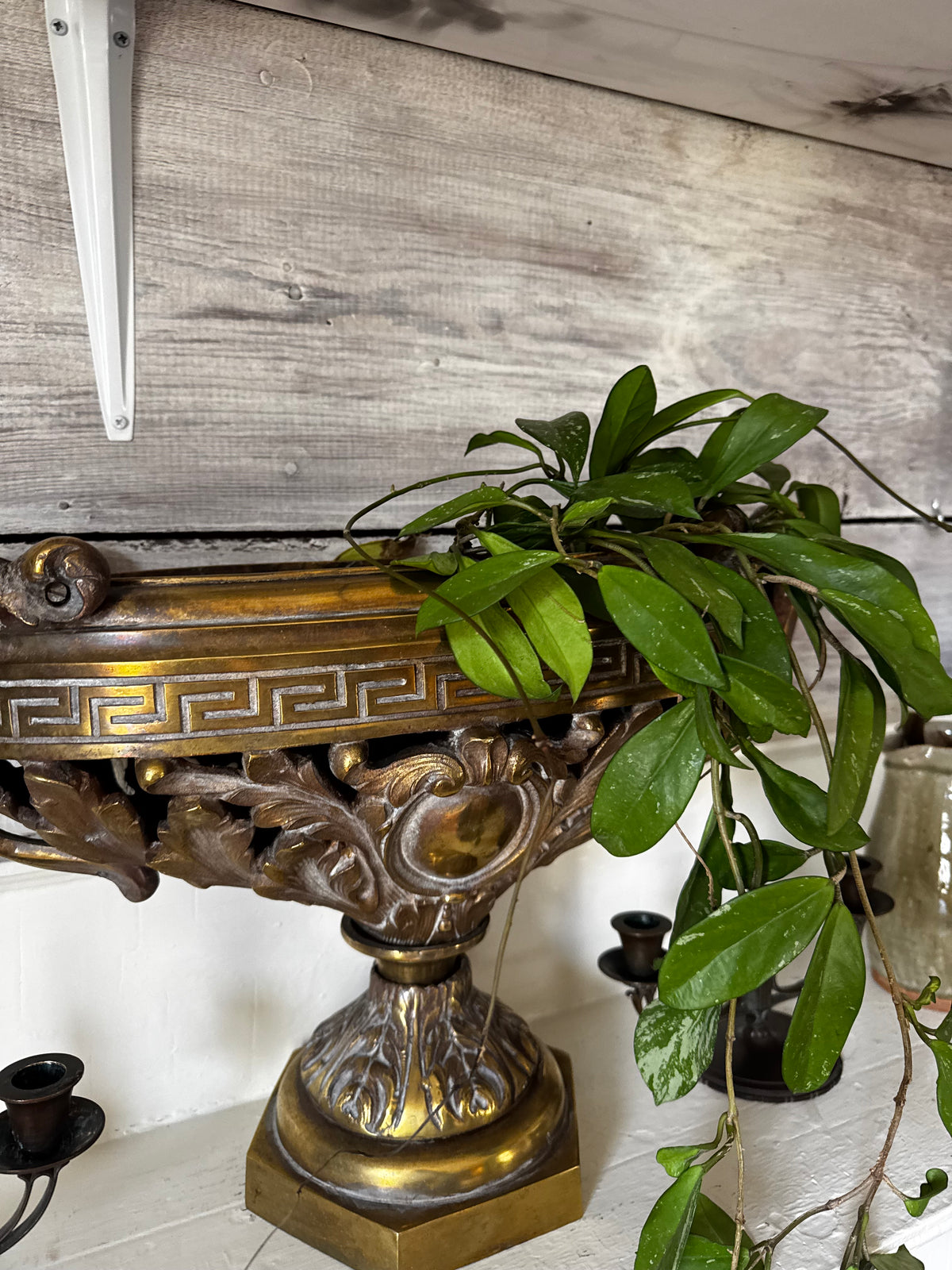 Large Neoclassical Bronze Centerpiece Urn