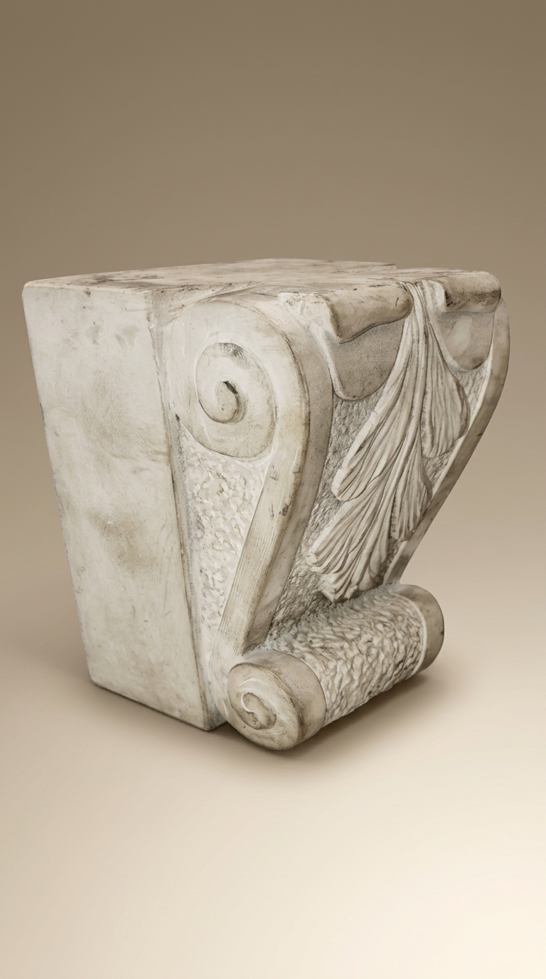 Antique Marble Architectural Corbel