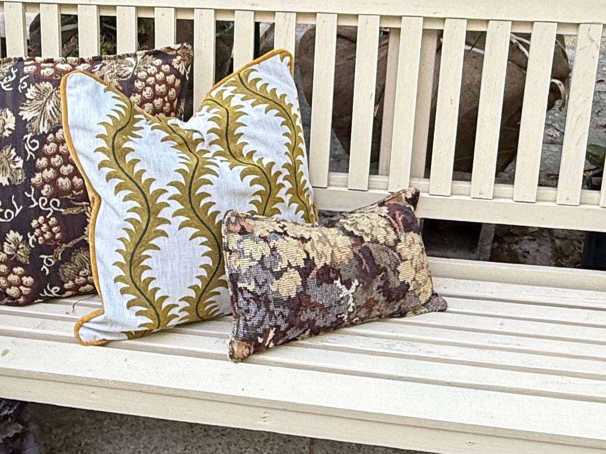 Custom Pierre Frey Outdoor Pillow- Lumbar