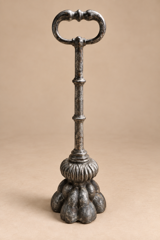 Cast iron paw foot door stop 1870-1895