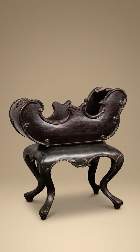 PORTUGUESE ROCOCO ANTIQUE SLAY RAISED PLANTERS