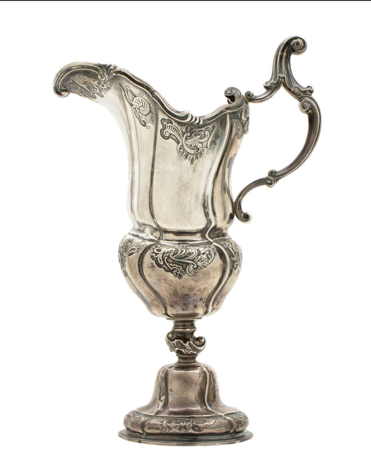 1900 Anton Michelsen Danish Sterling Silver Wine Ewer