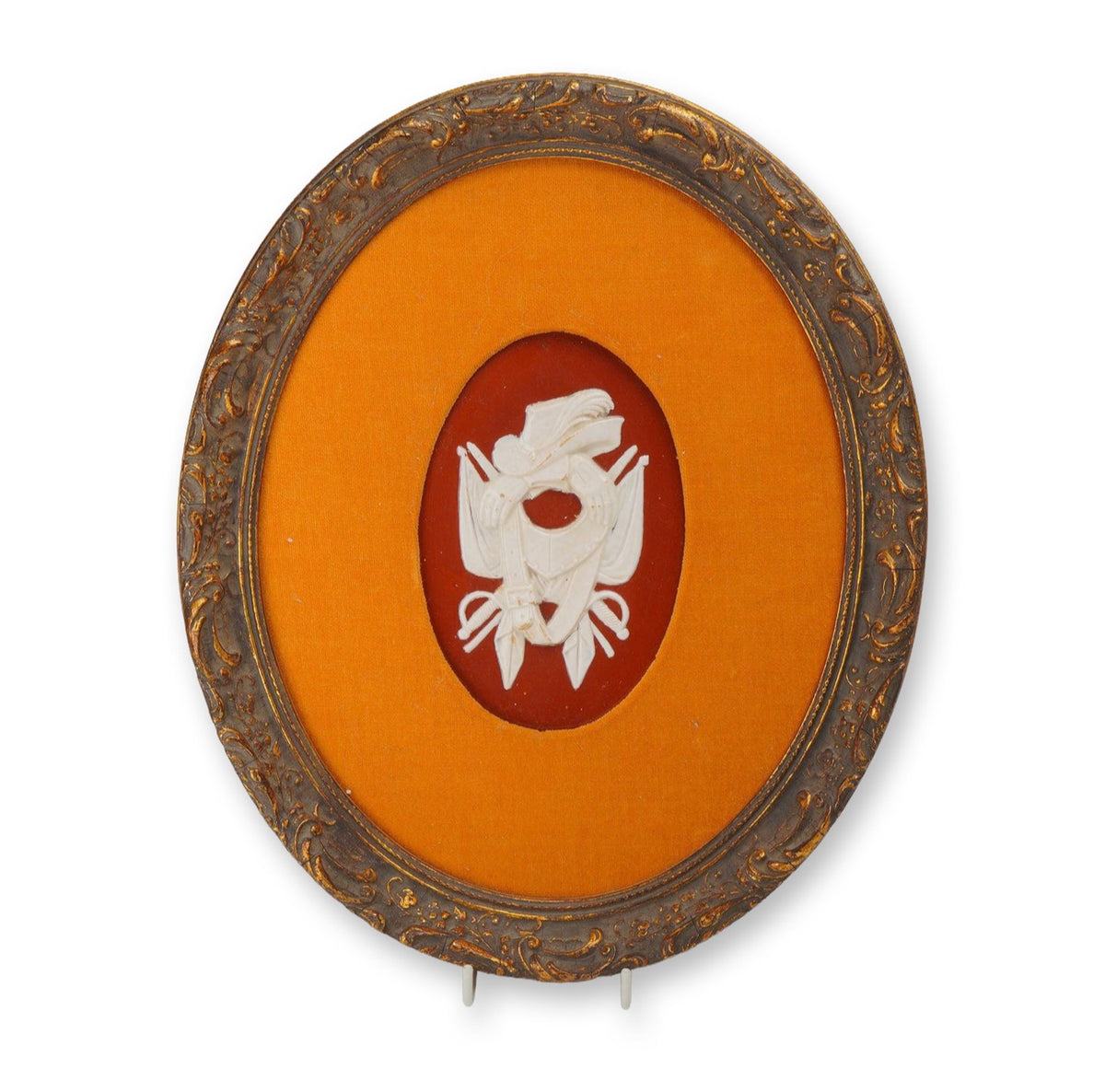 Wedgwood Jasperware Military Trophy Framed Plaque, ca.1880