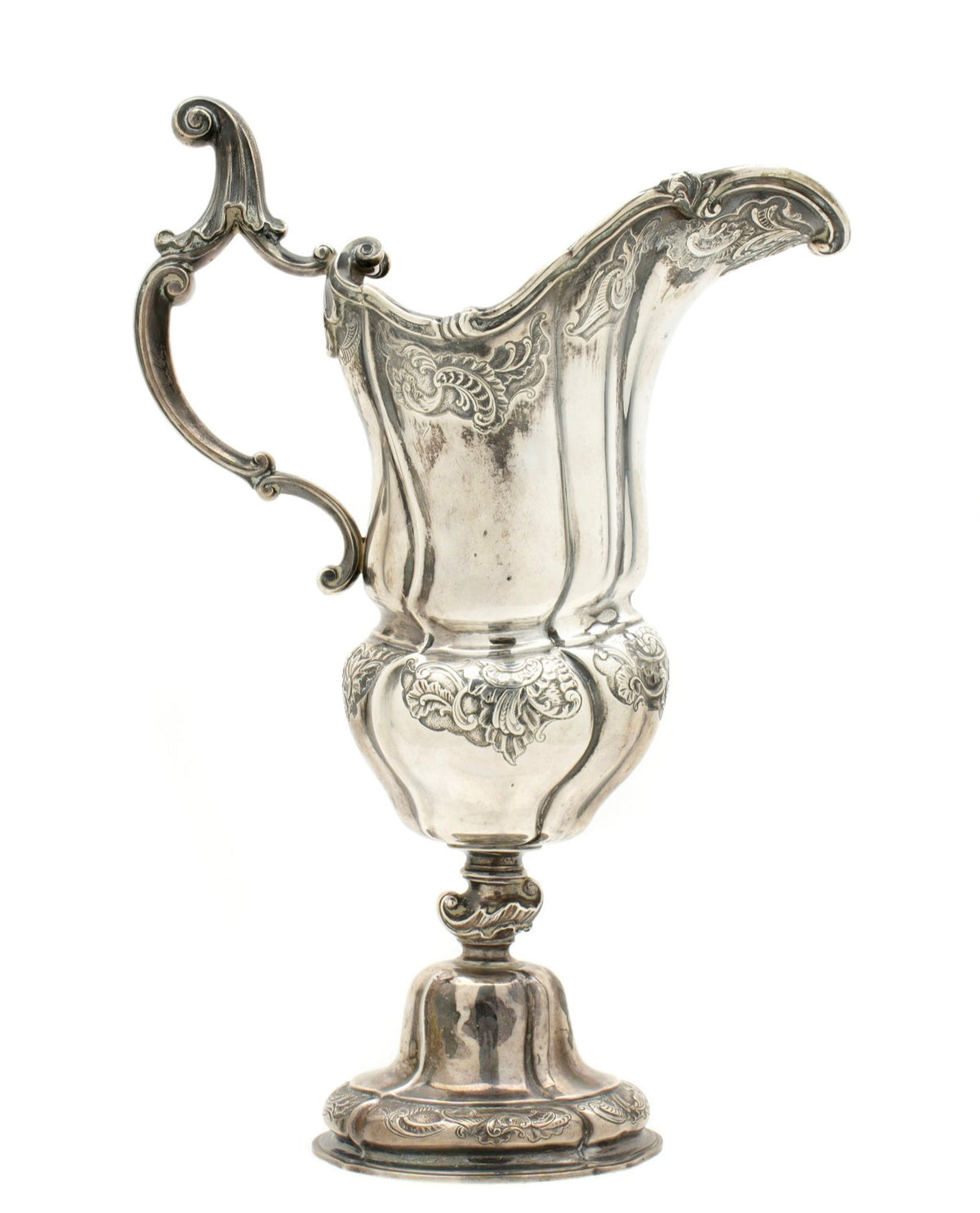 1900 Anton Michelsen Danish Sterling Silver Wine Ewer