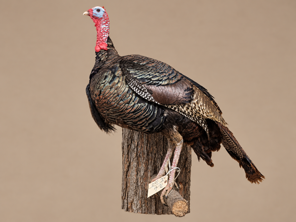 Turkey On A Limb Full Body Bird Taxidermy