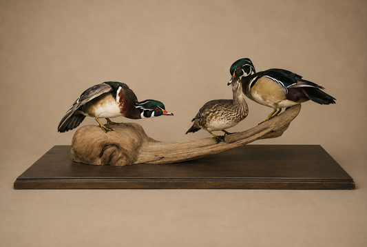 Texas Wood Ducks Taxidermy