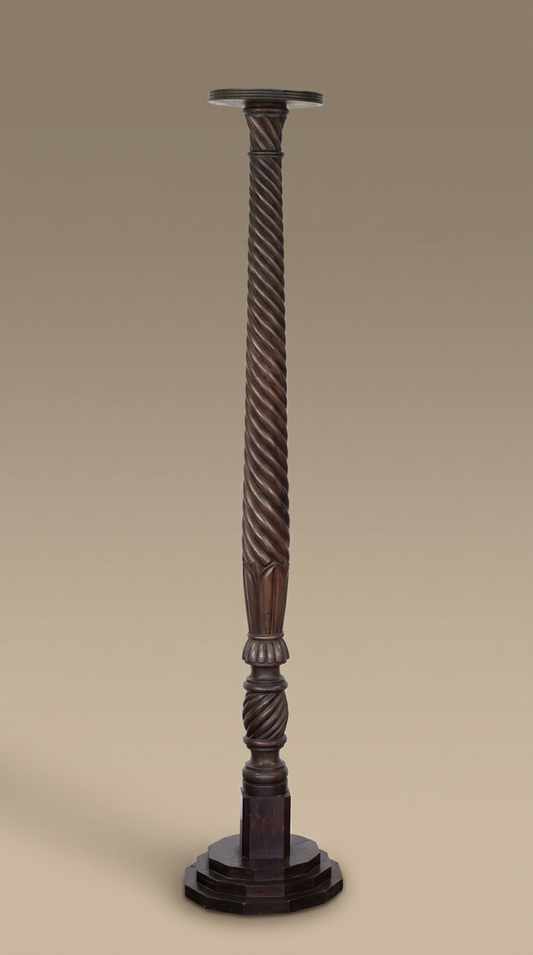 Monumental American Barley-Twist Fern Stand